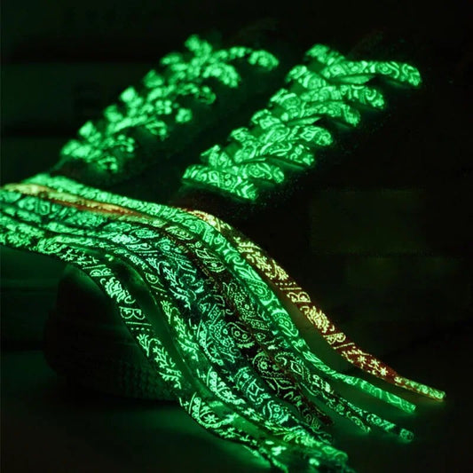 Luminous / Fluorescent Flat Shoelaces 👟 (Unisex)