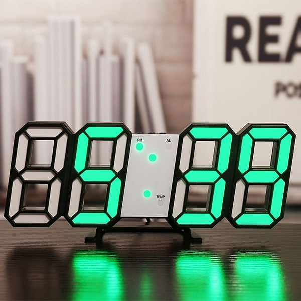 3D LED Digital Wall / Table Clock ⏰