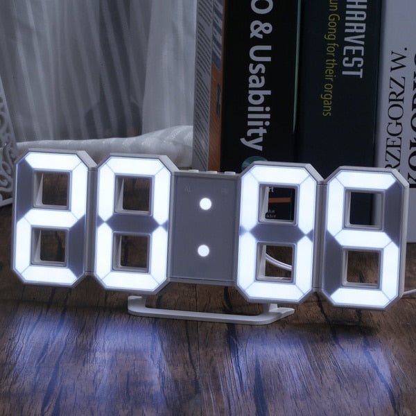 3D LED Digital Wall / Table Clock ⏰