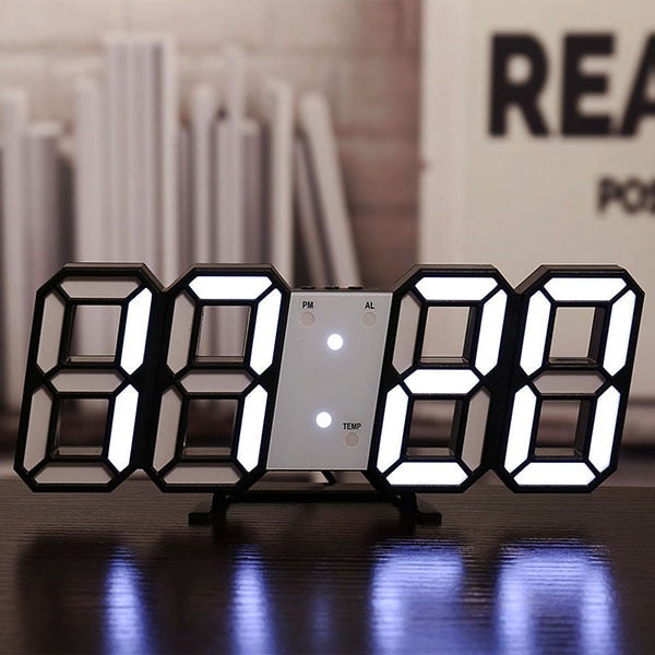 3D LED Digital Wall / Table Clock ⏰