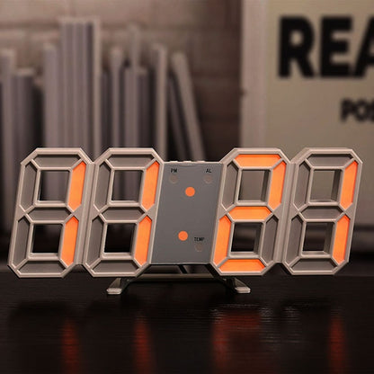 3D LED Digital Wall / Table Clock ⏰