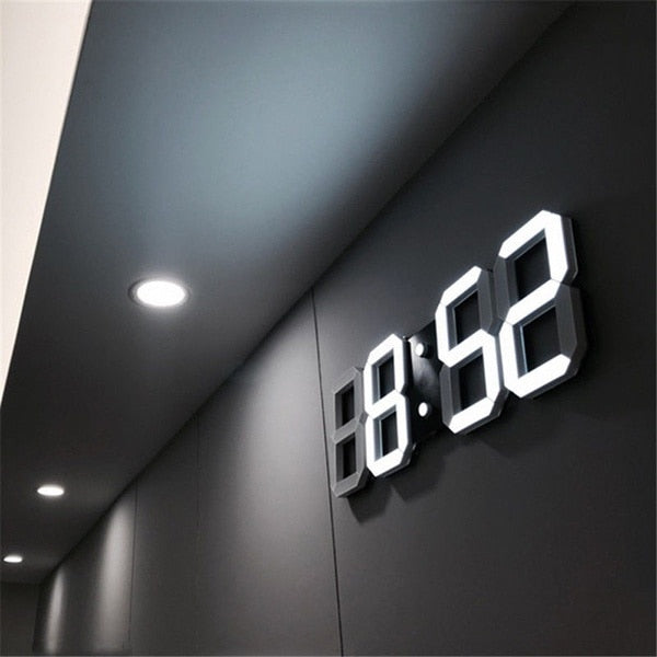 3D LED Digital Wall / Table Clock ⏰