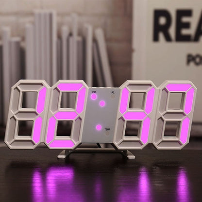 3D LED Digital Wall / Table Clock ⏰