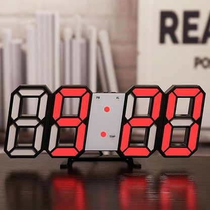 3D LED Digital Wall / Table Clock ⏰